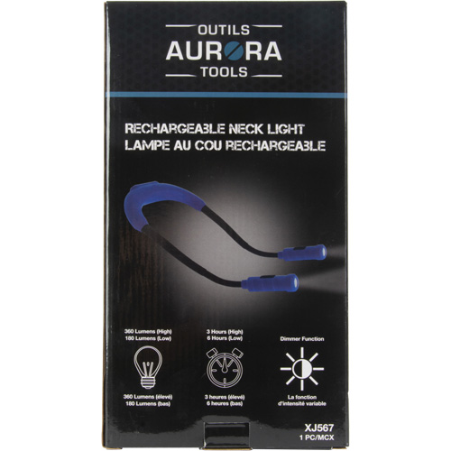 Lampe de travail, Lampe tour de cou, Rechargeable, 300 lumens Advanced Consulting and Training Ltd.