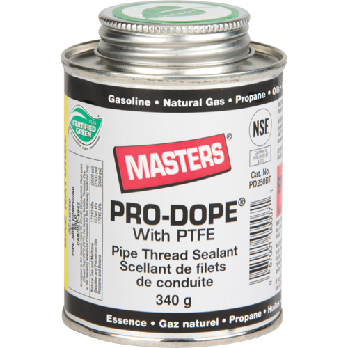 Scellant de filetage de tuyau, Canette &agrave; brosse, 250 ml, -129° C - 204° C/-200° F - 400° F Advanced Consulting and Training Ltd.