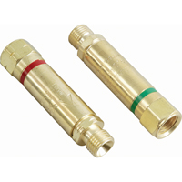 Antiretours pare-flammes - Oxy/gaz combustibles, Ensemble pour oxyg&egrave;ne-gaz combustible, Style pour adapteur de d&eacute;tendeur Advanced Consulting and Training Ltd.