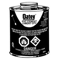 Ciment de PVC d'usage intense, 946 ml, Canette &agrave; dessus brosse, Gris Advanced Consulting and Training Ltd.