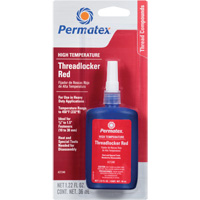 Adh&eacute;sif frein-filet pour temp&eacute;ratures &eacute;lev&eacute;es, Rouge, &eacute;lev&eacute;, 36 ml, Bouteille Advanced Consulting and Training Ltd.