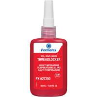 Adh&eacute;sif frein-filet pour temp&eacute;ratures &eacute;lev&eacute;es, Rouge, &eacute;lev&eacute;, 50 ml, Bouteille Advanced Consulting and Training Ltd.