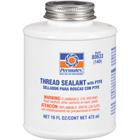 Scellant pour filetage avec PTFE, Canette &agrave; dessus brosse, 473 ml, -54° C - 149° C/-65° F - 300° F Advanced Consulting and Training Ltd.