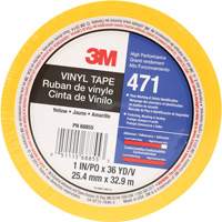 471 Vinyl Tape, 25.4 mm (1") W x 32.9 m (108') L, 5.2 mils, Yellow Advanced Consulting and Training Ltd.