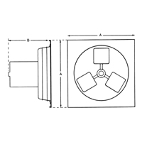 Exhaust Fan 12" 1SP Panel Series Advanced Consulting and Training Ltd.