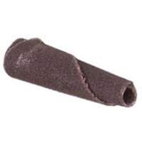 Cartouche de bande abrasive conique ALO, 100 Grain, 3/16" dia., Oxyde d'aluminium, 1" lo, 1/8" Dimension de l'arbre Advanced Consulting and Training Ltd.