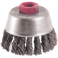 Brosses-boisseau &agrave; fils nou&eacute;s - Petites rectifieuses &agrave; grande vitesse, 2-3/4" dia. x 5/8"-11 arbre Advanced Consulting and Training Ltd.