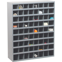 Armoires pour bacs de rangement en acier, 33-3/4" la x 12" p x 42" h, Gris Advanced Consulting and Training Ltd.