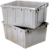 Contenant emboîtable, 21,1" la x 17,7" p x 12" h, Gris Advanced Consulting and Training Ltd.