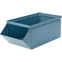 Bac en acier, Cap. 100 lb, 12" la x 20-1/2" p x 9-1/2" h, Bleu Advanced Consulting and Training Ltd.