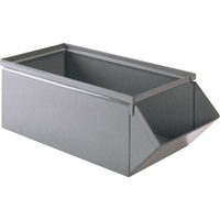 Bac en acier, Cap. 100 lb, 15" la x 24" p x 11" h, Bleu Advanced Consulting and Training Ltd.