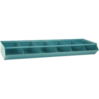 Bacs sectionnels superposables, Cap. 100 lb, 37" la x 12" p x 4-1/2" h, Bleu Advanced Consulting and Training Ltd.