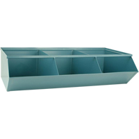 Bacs sectionnels superposables, Cap. 100 lb, 37" la x 20-1/2" p x 9-1/2" h, Bleu Advanced Consulting and Training Ltd.