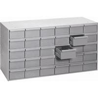 Casiers &agrave; tiroirs industriels, 30 tiroirs, 33-3/4" la x 17-1/4" p x 21-1/8" h, Gris Advanced Consulting and Training Ltd.