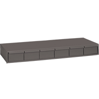 Casiers &agrave; tiroirs industriels, 6 tiroirs, 33-3/4" la x 11-5/8" p x 4" h, Gris Advanced Consulting and Training Ltd.
