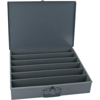 Boîtes en acier &agrave; compartiments &agrave; fond courb&eacute;, 18,34" la x 12,16" p x 3,16" h, 6 horizontaux compartiments Advanced Consulting and Training Ltd.