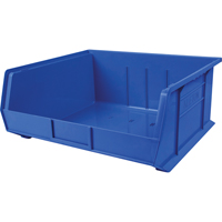 Bac en plastique, 16-1/2" la, 11" h x 18" p, Bleu Advanced Consulting and Training Ltd.