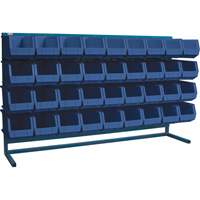 Rayonnage &agrave; persienne avec bacs, 36 bacs, 72" la x 15" p x 40" h Advanced Consulting and Training Ltd.