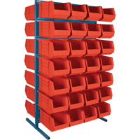 Double-Sided Stationary Bin Rack, 36" W x 24" D x 61" H, 56 Bins Advanced Consulting and Training Ltd.