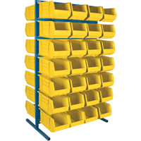 Double-Sided Stationary Bin Rack, 36" W x 24" D x 61" H, 56 Bins Advanced Consulting and Training Ltd.