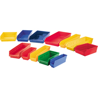 Bacs de rangement pour tablettes, 11-1/8" la x 4" H x 11-5/8" p, Jaune, Capacit&eacute; 30 lb Advanced Consulting and Training Ltd.