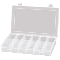 Boîtes &agrave; compartiments compactes en polypropyl&egrave;ne, 11" la x 6-3/4" p x 1-3/4" h, 12 compartiments Advanced Consulting and Training Ltd.