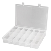Boîtes &agrave; compartiments compactes en polypropyl&egrave;ne, 11" la x 6-3/4" p x 1-3/4" h, 18 compartiments Advanced Consulting and Training Ltd.