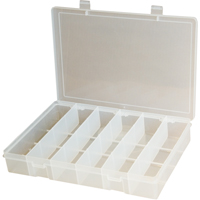 Boîtes &agrave; compartiments compactes en polypropyl&egrave;ne, 11" la x 6-3/4" p x 1-3/4" h, 6 compartiments Advanced Consulting and Training Ltd.