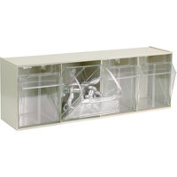 Syst&egrave;me de casiers modulaires Tip-Out, 23-5/8" la x 6-5/8" p x 8-1/8" h, 4 tiroirs Advanced Consulting and Training Ltd.