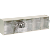 Syst&egrave;me de casiers modulaires Tip-Out, 23-5/8" la x 5-1/4" p x 6-1/2" h, 5 tiroirs Advanced Consulting and Training Ltd.