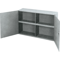 Armoires utilitaires, Acier, 2 Tablettes, 22-1/4" h x 33-3/4" la x 8-1/2" P, Gris Advanced Consulting and Training Ltd.