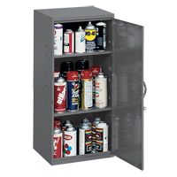 Armoires utilitaires, Acier, 2 Tablettes, 30" h x 13-3/4" la x 12-3/4" P, Gris Advanced Consulting and Training Ltd.