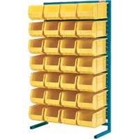 Single-Sided Stationary Bin Rack, 36" W x 12" D x 61" H, 28 Bins Advanced Consulting and Training Ltd.