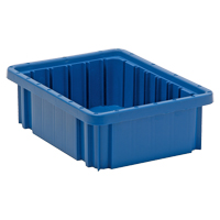 Divider Box&reg; Containers, Plastic, 10.9" W x 8.3" D x 3.5" H, Blue Advanced Consulting and Training Ltd.