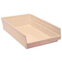Economy Shelf Bin, 11-1/8" W x 4" H x 17-7/8" D, Ivory Advanced Consulting and Training Ltd.