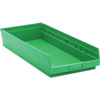 Bacs pour tablette, 11-1/8" la x 4" H x 23-5/8" p, Vert, Capacit&eacute; 50 lb Advanced Consulting and Training Ltd.
