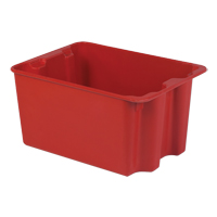 Stack-N-Nest&reg; Plexton Containers, 19.9" W x 27.5" D x 14" H, Red Advanced Consulting and Training Ltd.
