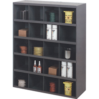 Armoires pour bacs de rangement, Acier, 20 tiroirs, 33-3/4" x 12" x 42", Gris Advanced Consulting and Training Ltd.