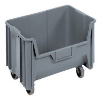 Mobile Giant Stack Container, 12-7/16" H x 19-7/8" W x 15-1/4" D, 250 lbs. Capacity, Grey Advanced Consulting and Training Ltd.