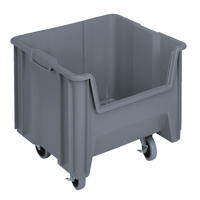 Mobile Giant Stack Container, 12-1/2" H x 16-1/2" W x 17-1/2" D, 250 lbs. Capacity, Grey Advanced Consulting and Training Ltd.