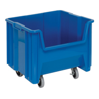 Mobile Giant Stack Container, 12-1/2" H x 16-1/2" W x 17-1/2" D, 250 lbs. Capacity, Blue Advanced Consulting and Training Ltd.