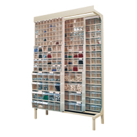Free-Standing Tip-Out Bins Slider System, 48" W x 18" D x 77" H, 112 Drawers Advanced Consulting and Training Ltd.