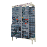 Free-Standing Tip-Out Bins Slider System, 48" W x 18" D x 77" H, 112 Drawers Advanced Consulting and Training Ltd.