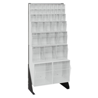 Tip-Out Bins Stand, 23-5/8" W x 8" D x 52" H, 38 Drawers Advanced Consulting and Training Ltd.