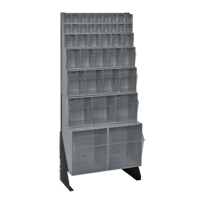 Tip-Out Bins Stand, 23-5/8" W x 8" D x 52" H, 38 Drawers Advanced Consulting and Training Ltd.