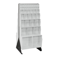 Tip-Out Bins Stand, 23-5/8" W x 16" D x 52" H, 76 Drawers Advanced Consulting and Training Ltd.