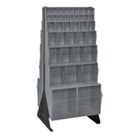 Tip-Out Bins Stand, 23-5/8" W x 16" D x 52" H, 76 Drawers Advanced Consulting and Training Ltd.