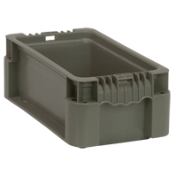 Contenant pliable et empilable, 7" la x 12" p x 5" h, Gris Advanced Consulting and Training Ltd.