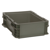Contenant pliable et empilable, 15" la x 12" p x 5" h, Gris Advanced Consulting and Training Ltd.