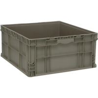 Contenant empilable, 22,5" la x 22,5" p x 11" h, Gris Advanced Consulting and Training Ltd.